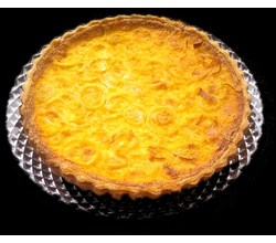 Quiche alho poro miniatura